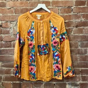 Sundance Embroidered Blouse